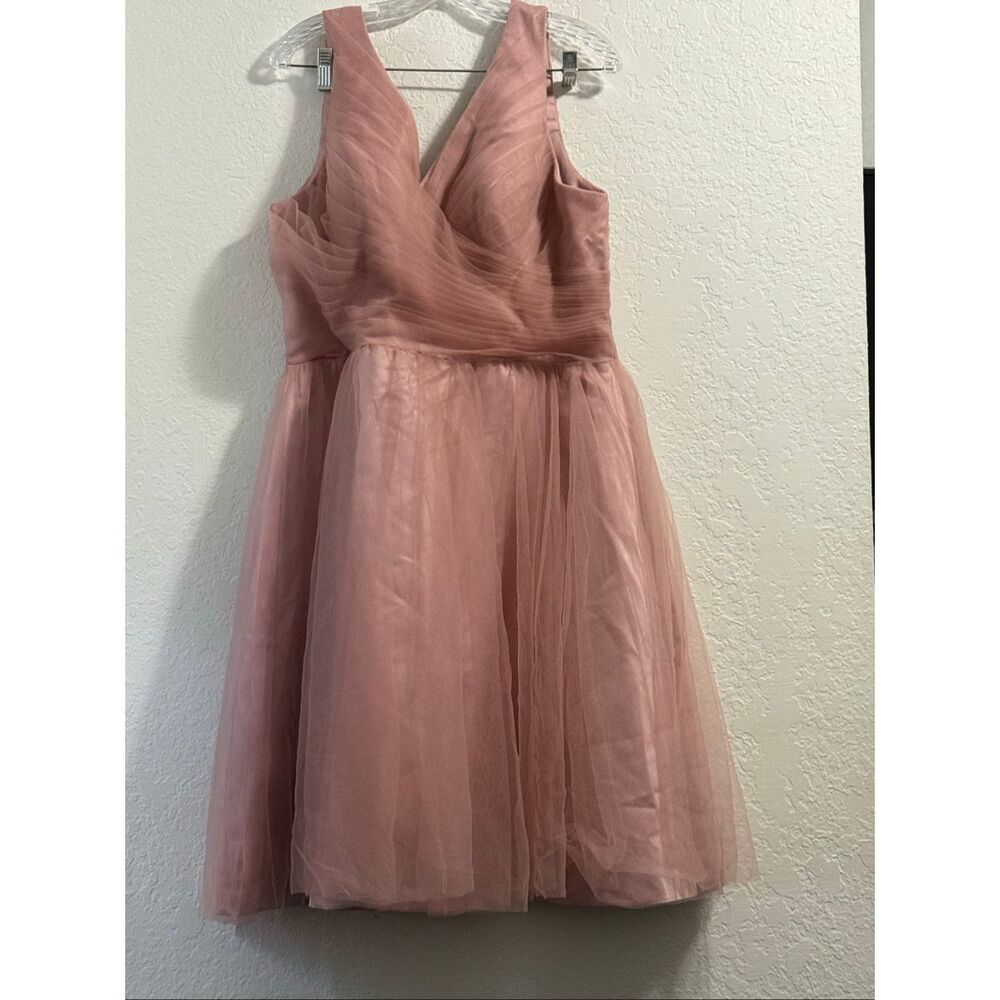 Ts couture Elegant Short Off Shoulder Tulle Bridesmaid Dress M